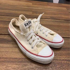 Converse ALL STARS original off white chuck sneakers. Brand new. Size 6.5.